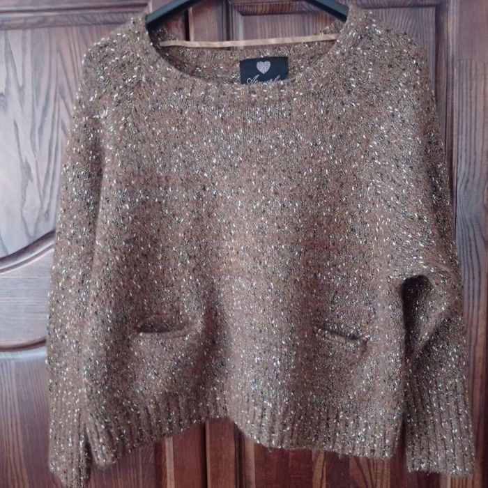 Светр  з мохером і вовною