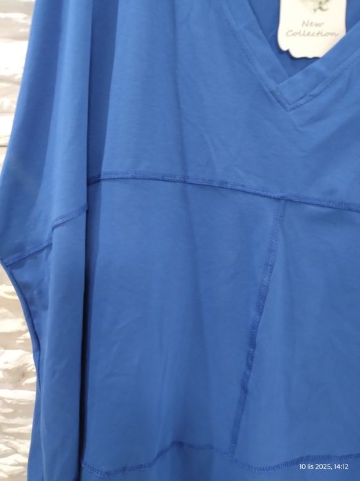 Tunika bluzka niebieska nowa 46/48/50/52 okazja