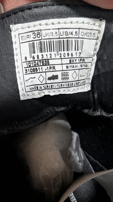 Buty wysokie trampki trapery Lumberjack SKY1PR r. 36 (23,5cm) czarne