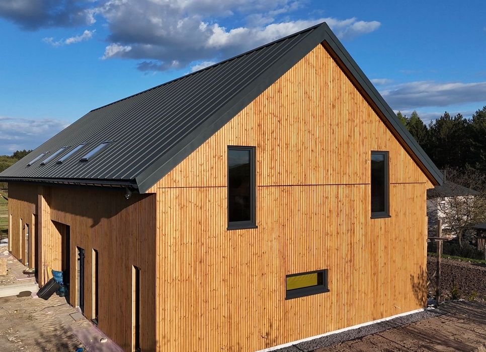 Nowoczesny dom bliźniaczy przy lesie | 149 m² | 5 pokoi | Niesułowice