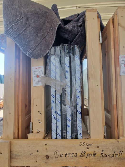 Portas deslizantes - Conjunto Challet de Madeira