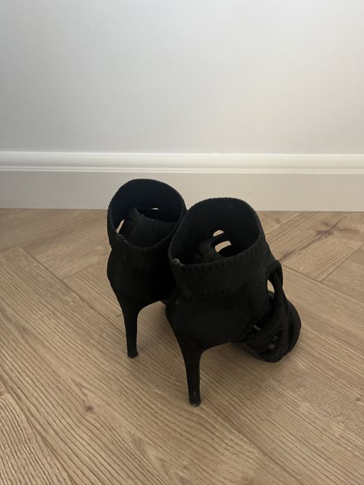 Sandały czarne 37 roz i roz 39