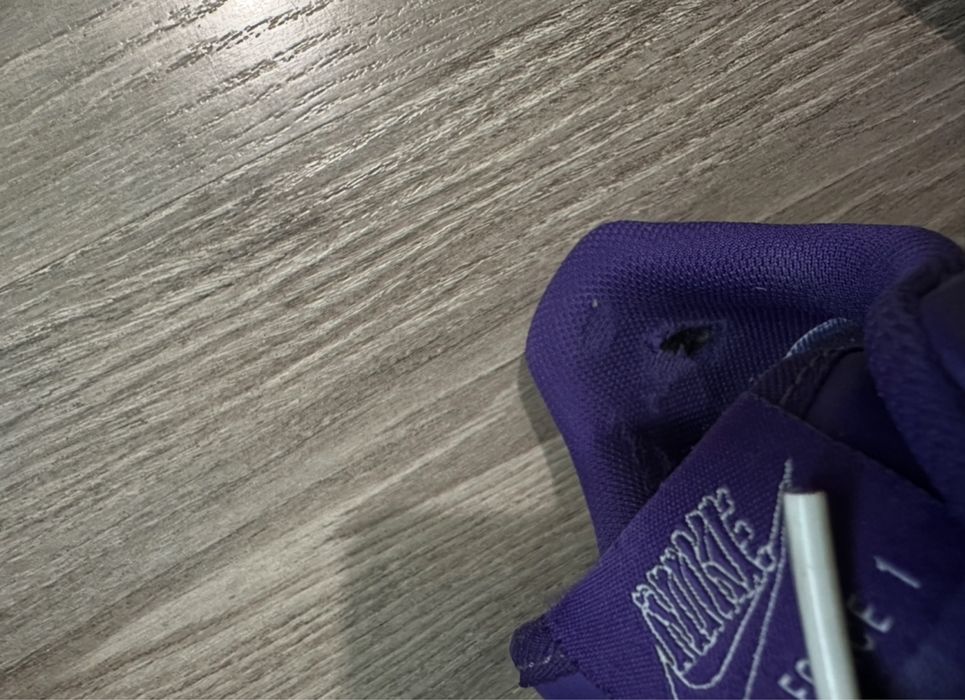 Nike air force 1 skeleton purple 43