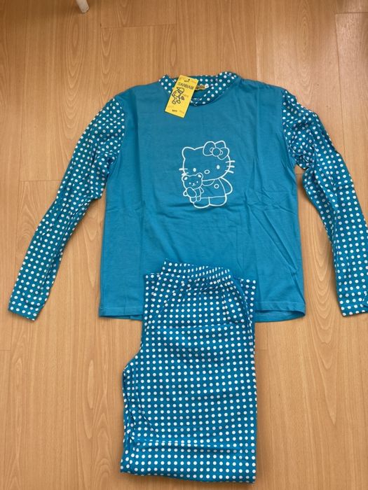 Pijama azul e pujama rosa 100% algodão NOVOS