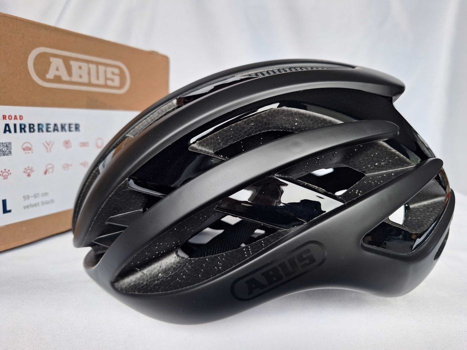Kask rowerowy szosowy Abus AirBreaker Velvet Black L 59-61cm