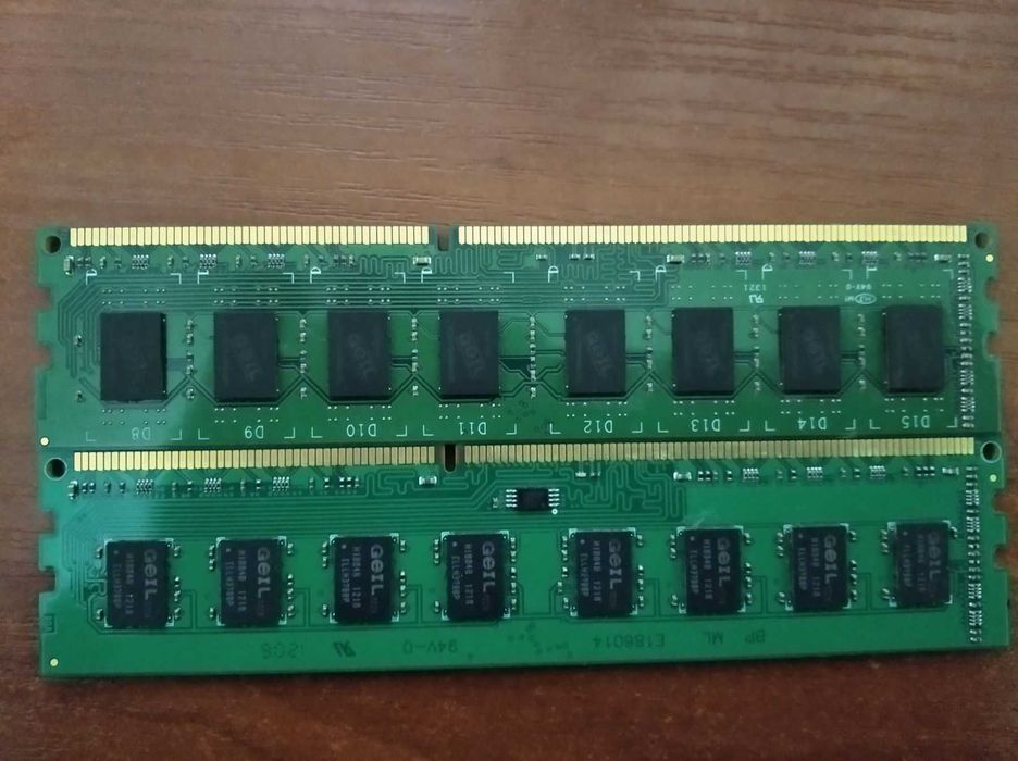 Оперативна пам'ять Geil DDR3 2GB 1600MHz (GN32GB1600C11S) — 2 штуки