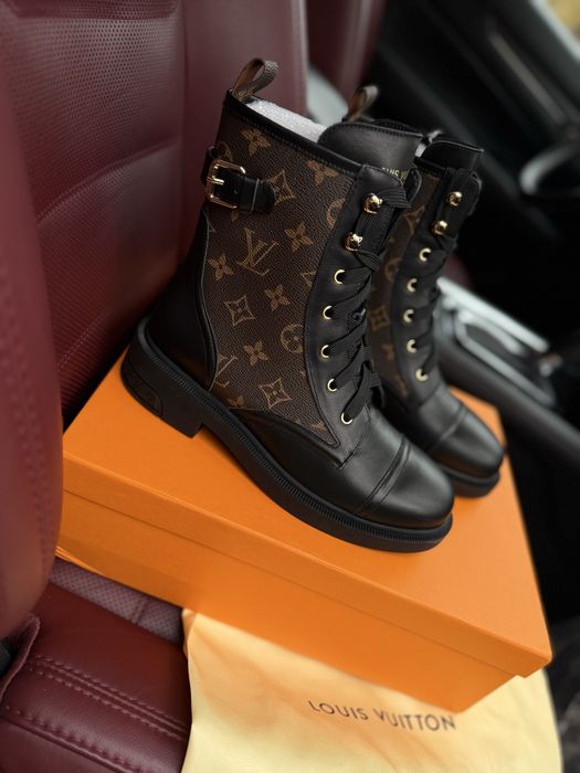 Ботинки луи виттон louis Vuitton 38 чоботи челсі жіночі
