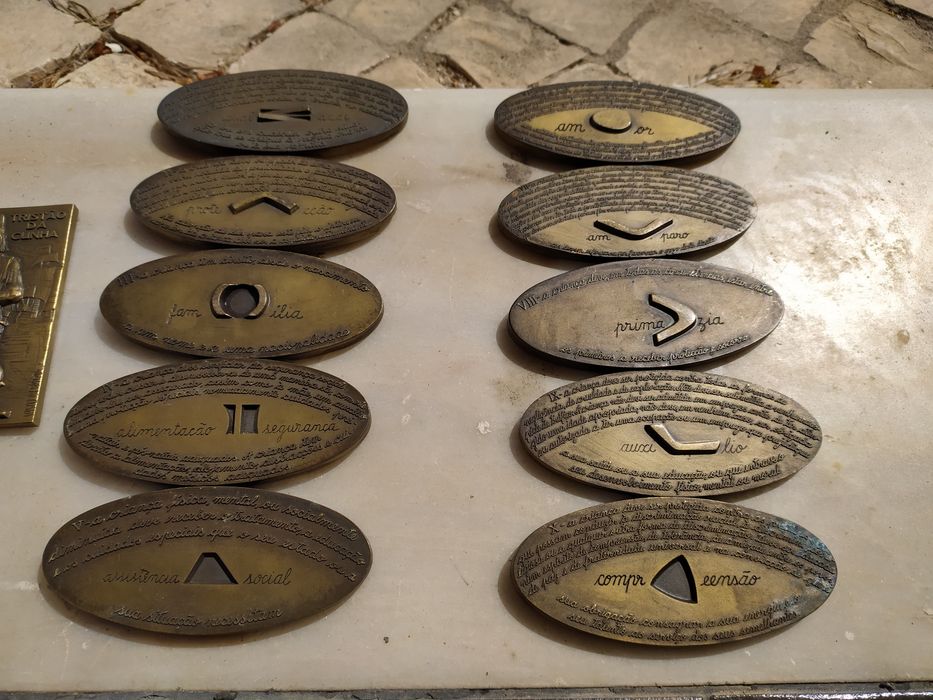Collection of 10 Bronze Medallions (Children's Rights)