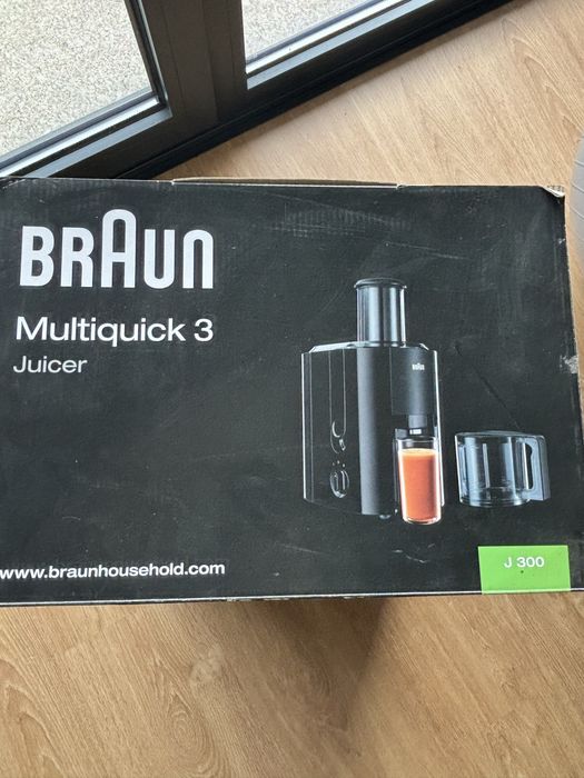 Braun Multiquick 3 Juicer - MÁQUINA DE SUMOS NOVA NA CAIXA