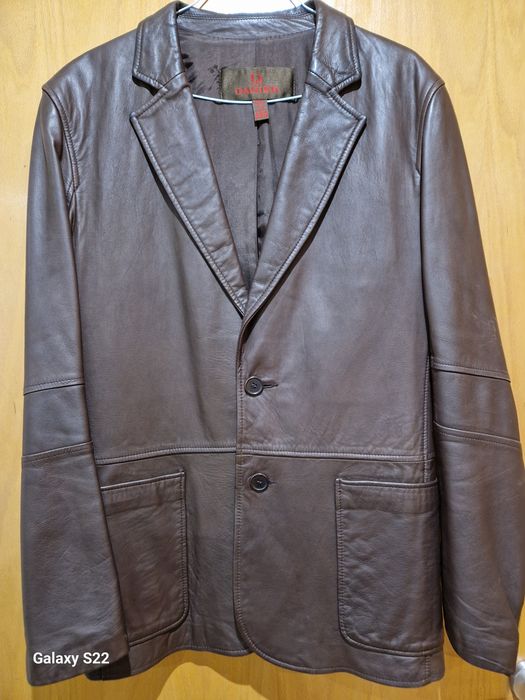 Casaco em couro para homem