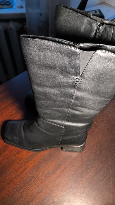 Сапоги женские, 41 размер натуральная кожа с мехом