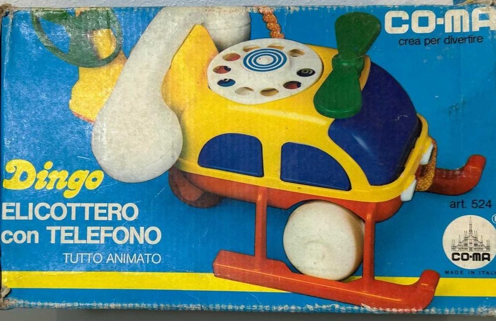 Brinquedo Vintage - Helicóptero Telefone