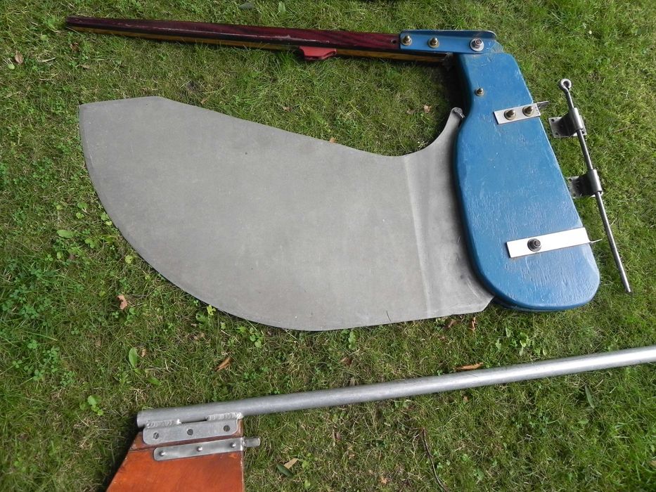 Ster jachtu ,łódki niebieski żaglówki