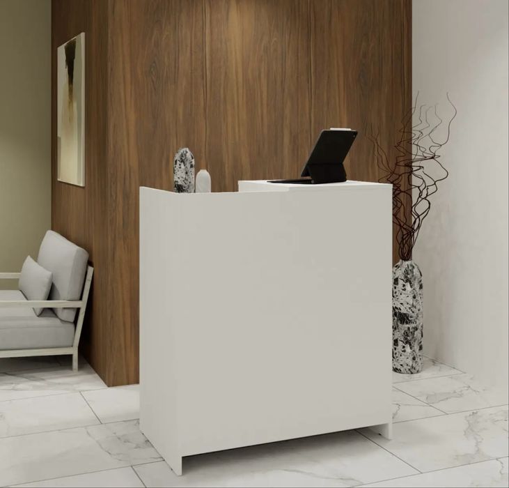 Рецепція. Приймальня в офіс. Тумба. Комод. Стійка адміністратора.