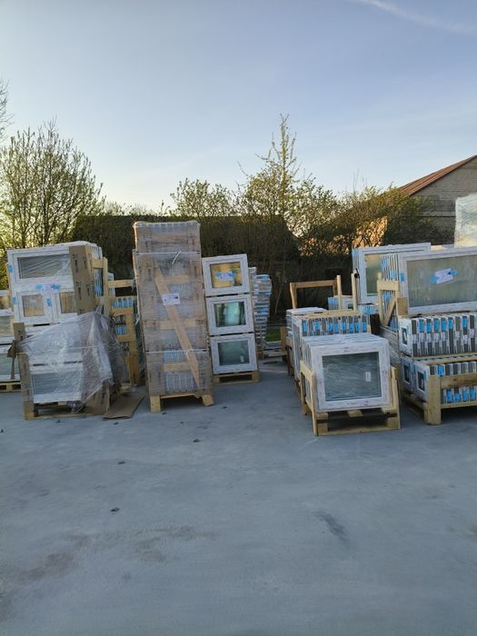 Okna pcv różne wymiary  uchylne nowe