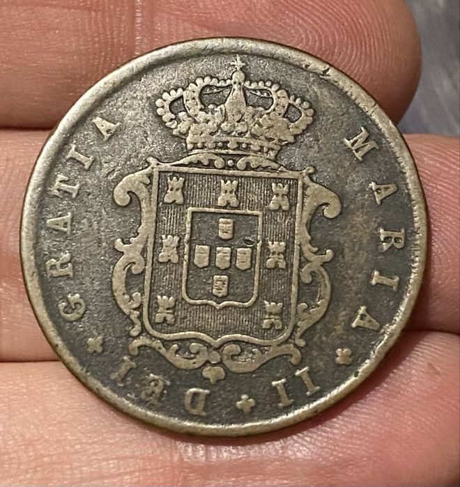 Moeda  108 - X Reis D MARIA II - 1840