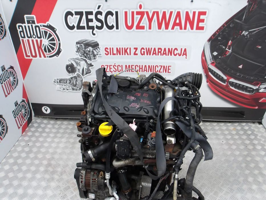SILNIK KOMPLETNY NISSAN X-TRAIL 2.0 DCI M9R833 173 TYS