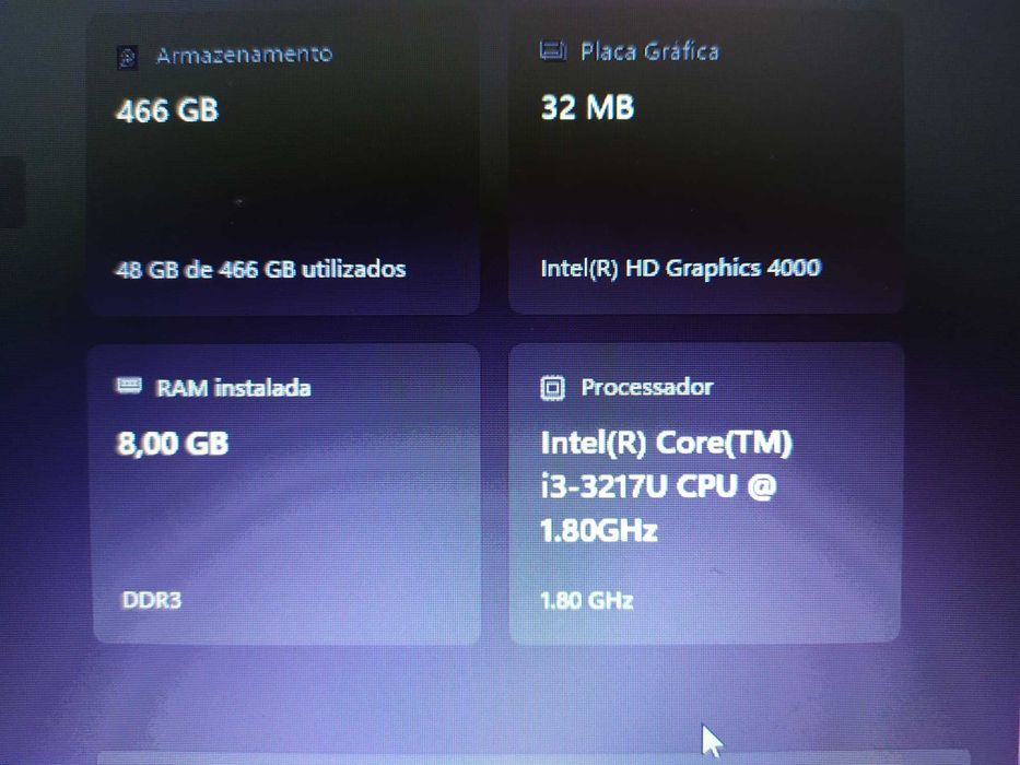 Portátil i3 ACER Aspire E1-570  8gb ram 500gb - Windows 11