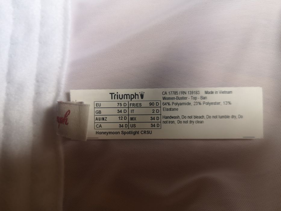 Gorset biały 75 D