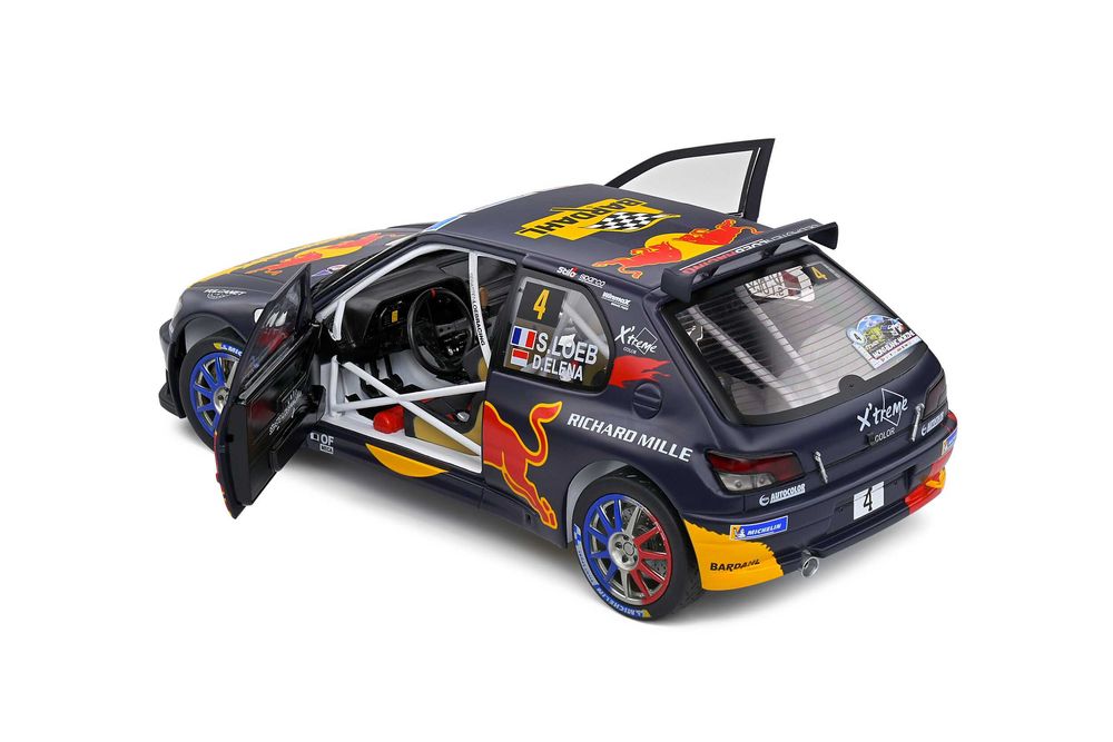 Peugeot 306 Maxi "Red Bull" S.Loeb Rally Mont Blanc 2021 - Solido 1/18