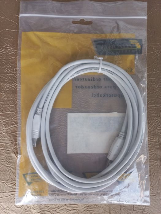 Cabo USB A-B 3 metros