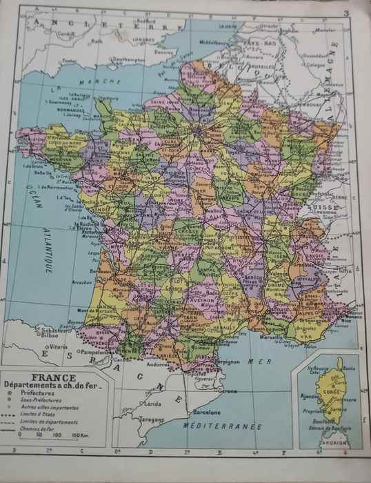 Atlas do mundo, Le Monde dans votre mains, 1936,  Livro raro