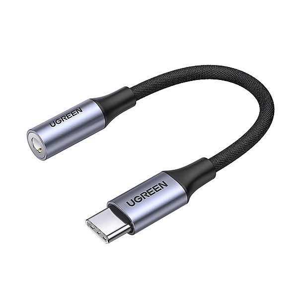 Adapter Ugreen AV161 do słuchawek mini jack 3,5 mm (żeński) / USB-C (m