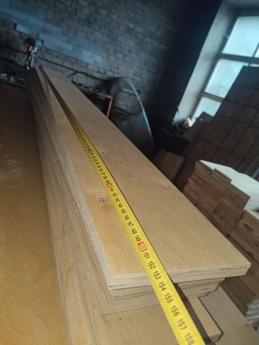 Фанера, обрезки 15мм  и 4 мм