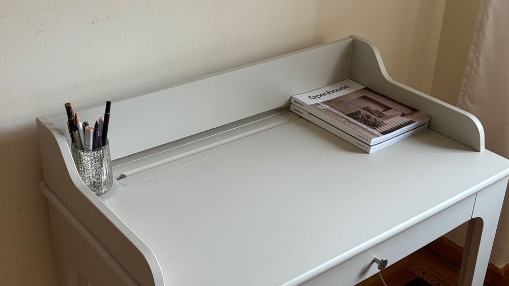 Secretária Vintage LOMMARP em LIGHT BEIGE da IKEA