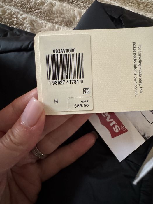 Демісезонна куртка Levi’s оригінал наповнювач пух р M, L, XL, XXL