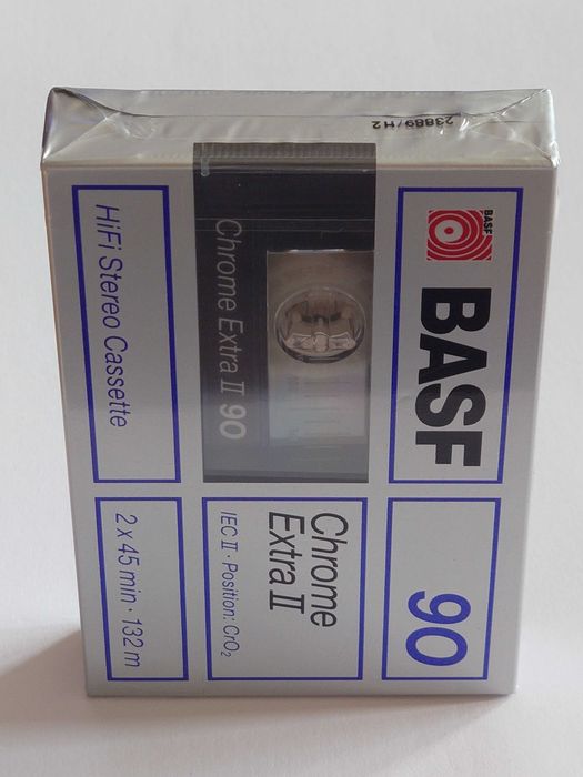 BASF 90 CHROME EXTRA II model na lata 1988/1989 - rynek Europejski