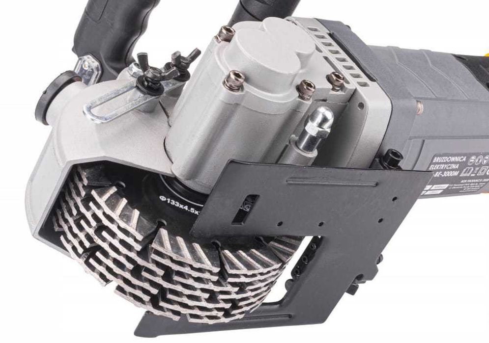 POWERMAT Bruzdownica Regulacja Bruzd Zraszanie Tarcz 3000w PM0908