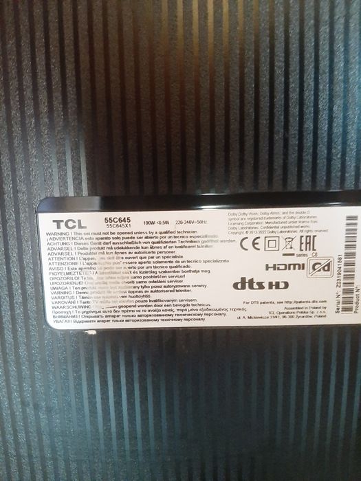 Telewizor TCL 55c645