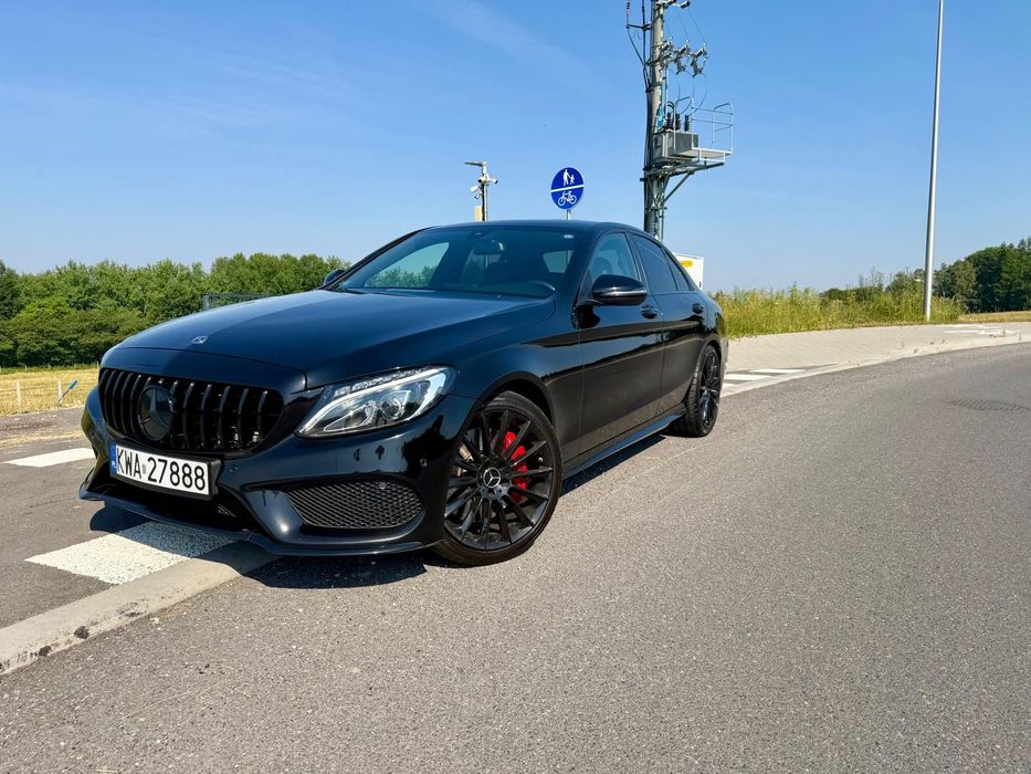 Mercedes-Benz Klasa C Mercedes-Benz C 43 AMG 4MATIC | 3.0 V6 BiTurbo 367 KM | All Black