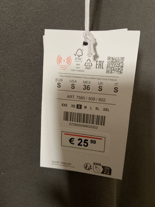 Hoodie cinzenta NOVA