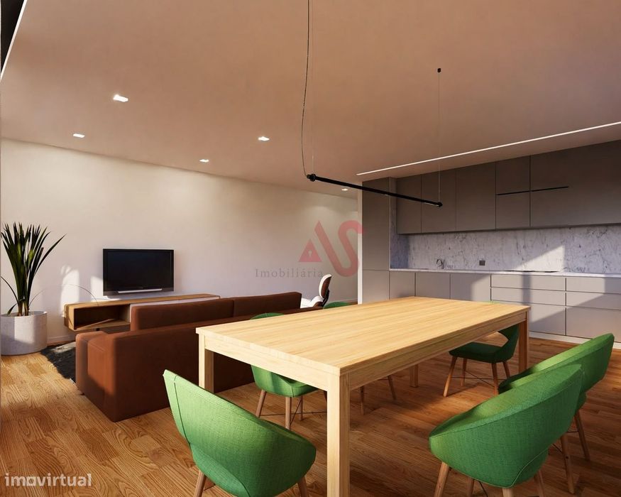 Apartamento T1 Em Construção | 36 M² | Santa Eulália, Vizela