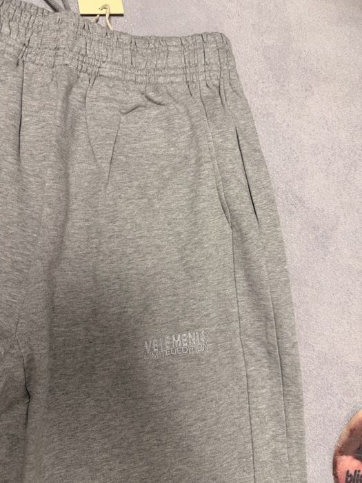 штаны Vetements baggy sporty grey pants acne studios nofaith