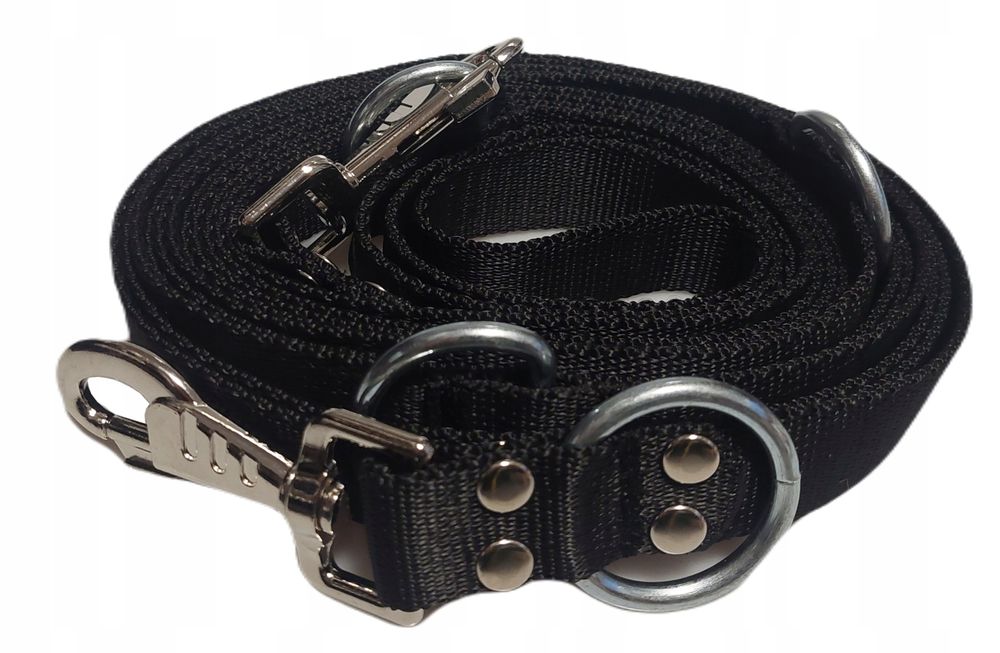 smycz przepinana 3m z grubej taśmy dla psa
