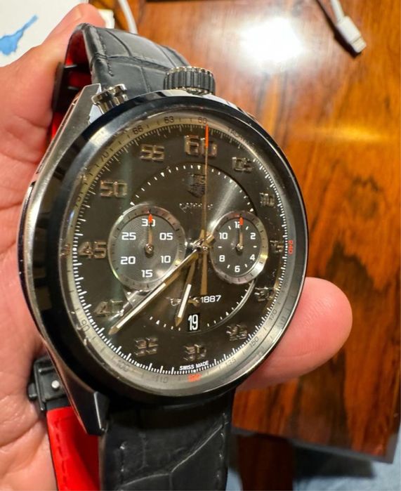 Relogio Tag Heur carrera calibre 1887 seiko tissot, longines, omega