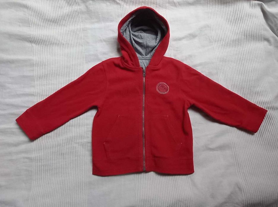 Bluza polarowa z kapturem rozpinana chłopiec r. 104 stan bdb