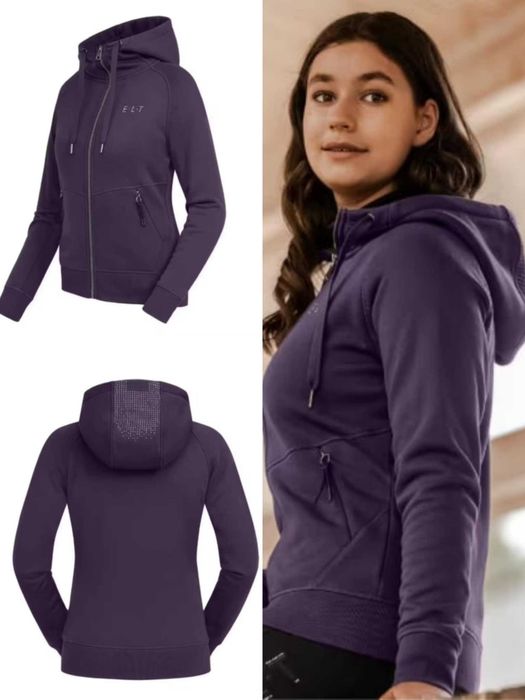 Kurtka z kapturem, rozpinana, do jazdy konnej ELT Orlando, XS