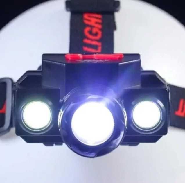 Налобный фонарик светильник Bailong КХ-1805 аккумуляторный, есть опт