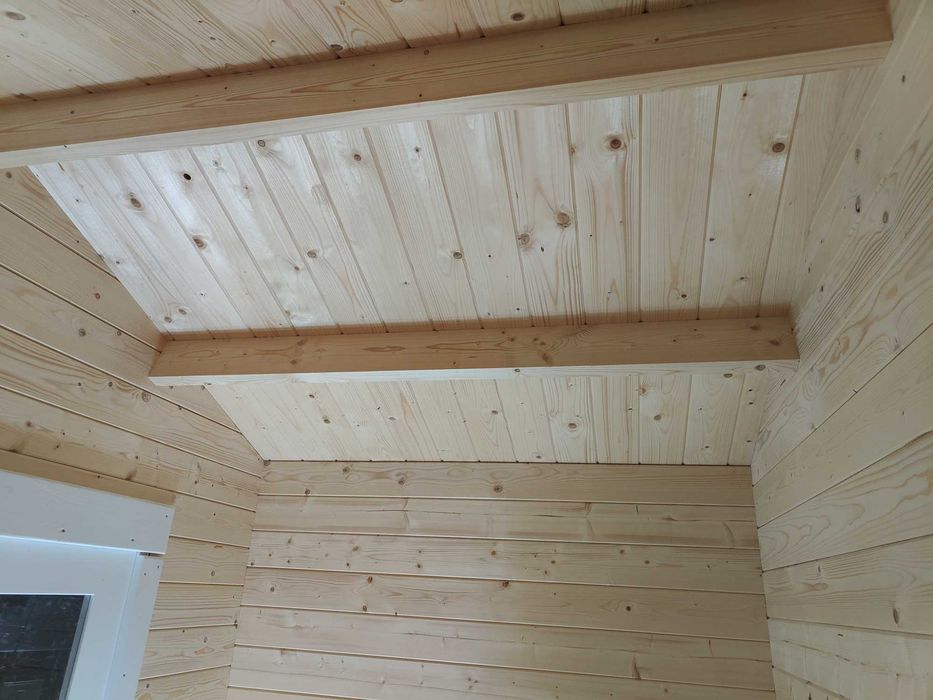 Abrigo de jardim em madeira maciça tratada