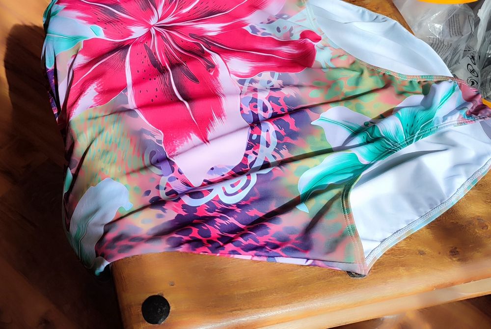 Kostium kąpielowy "Hibiskus" 2XL