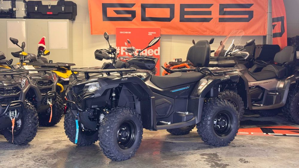 Quad CfMoto 520L Black, 4x4, Led, Long, Black Edition, Wciągarka 495cc