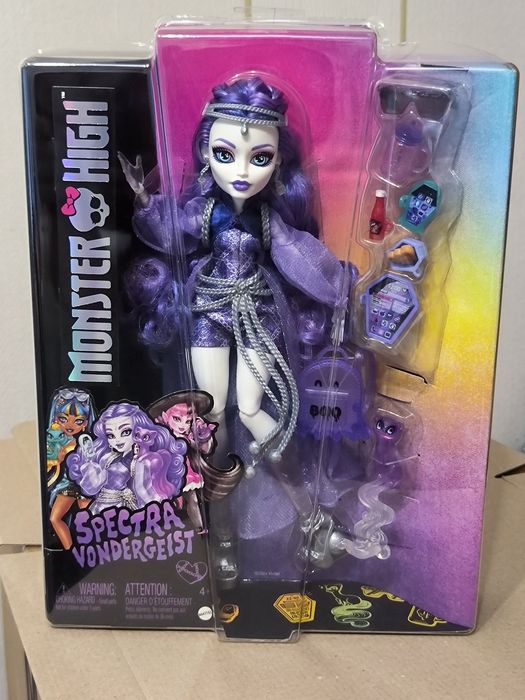Monster High Spectra Vondergeist  Лялька Монстер Хай Mattel Спектра з вихованцям