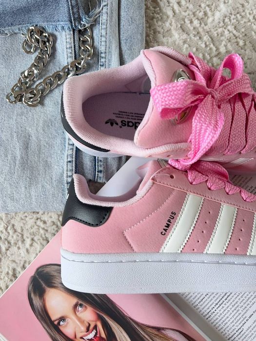 Жіночі Кросівки Adidas Campus Pink Адідас Рожеві Кампус Кроссовки ТОП