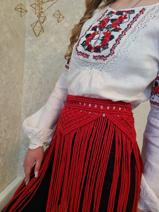 Пояс-макраме, припинда, хустина