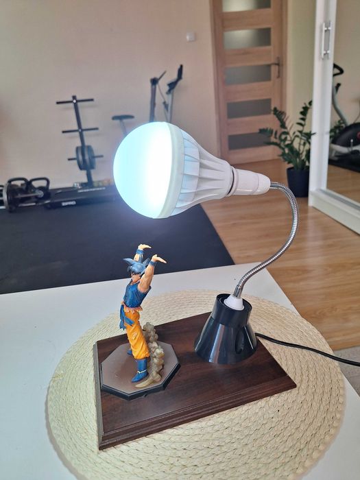 Lampka nocna Goku Dragon Ball Anime LED Handmade Custom
