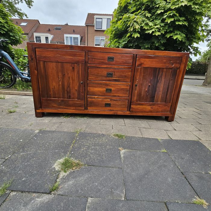 Drewniana komoda kolonialna 180x85,5x44,5